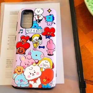 Line Friends BT21 Galaxy S20 tough (Glossy) Phone case